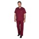 Ιατρική Στολή Unisex – Μπορντώ XXS-8XL