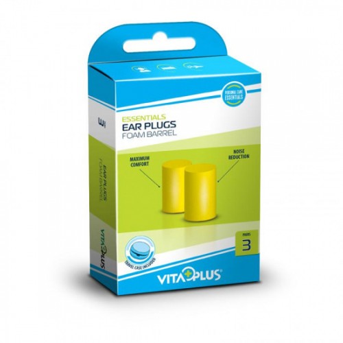 Ωτοασπίδες Vitaplus Foam Barrel (Συσκευασία 3 Ζευγαριών) Medinox VP66051 Ωτοασπίδες Vitaplus Foam Barrel (Συσκευασία 3 Ζευγαριών) Medinox VP66051