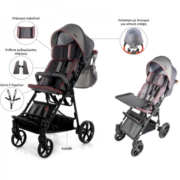 Παιδικό αναπηρικό αμαξίδιο zefir