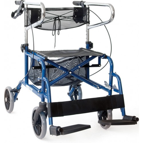 Περιπατητήρας πτυσσόμενος Rollator με Υποπόδια  Περιπατητήρας πτυσσόμενος Rollator με Υποπόδια
