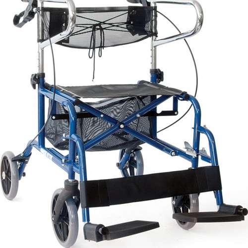 Περιπατητήρας πτυσσόμενος Rollator με Υποπόδια  Περιπατητήρας πτυσσόμενος Rollator με Υποπόδια