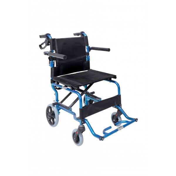 Αναπηρικό αμαξίδιο μεταφοράς πτυσσόμενο με τσάντα 