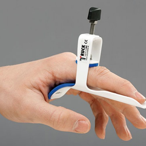 Στατικός νάρθηκας δακτύλου προοδευτικής έκτασης με κοχλία Στατικός νάρθηκας δακτύλου προοδευτικής έκτασης με κοχλία