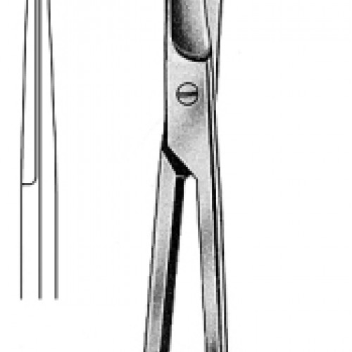 Ψαλίδι χειρουργικό οξύ/αμβλύ ευθύ 14,5cm