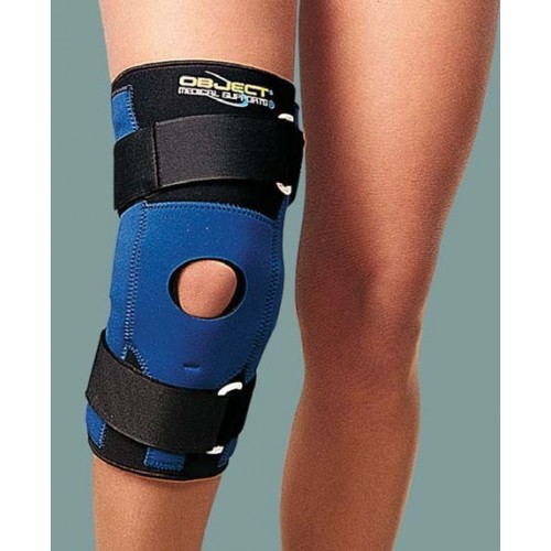 Επιγονατίδα neoprene με πλάγιες μεταλλικές μπανέλλες "object" (Small) Επιγονατίδα neoprene με πλάγιες μεταλλικές μπανέλλες "object" (Small)