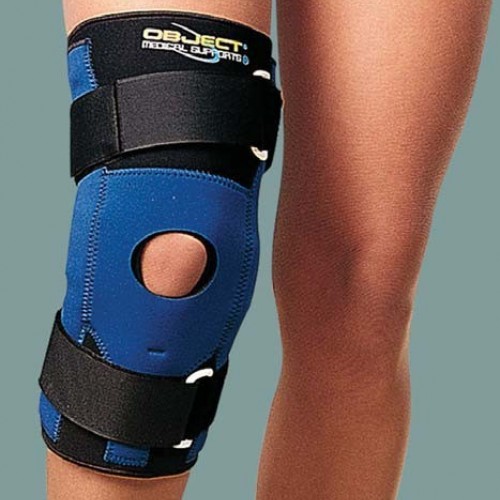 Επιγονατίδα neoprene με πλάγιες μεταλλικές μπανέλλες "object" (Small)