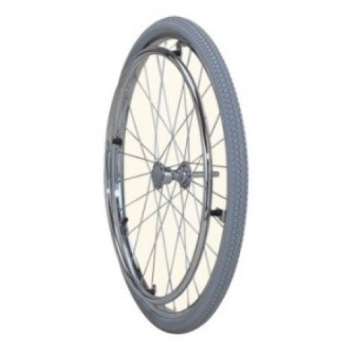Οπίσθιος τροχός PU QUICK RELEASE αλουμινίου 24''x1 3/8 Οπίσθιος τροχός PU QUICK RELEASE αλουμινίου 24''x1 3/8