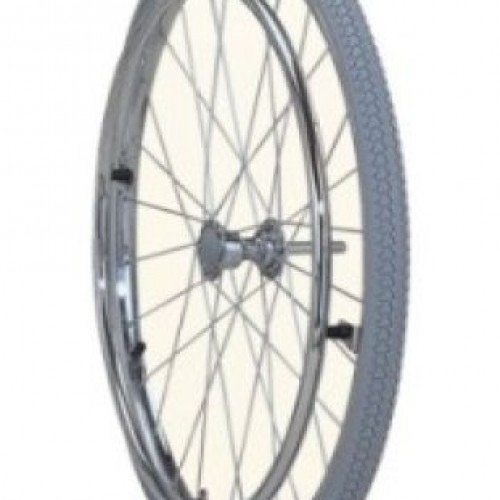 Οπίσθιος τροχός PU QUICK RELEASE αλουμινίου 24''x1 3/8