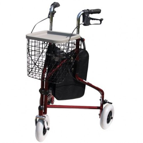 Περιπατητήρας πτυσσόμενος Rollator 3τροχος   Περιπατητήρας πτυσσόμενος Rollator 3τροχος