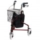Περιπατητήρας πτυσσόμενος Rollator 3τροχος  