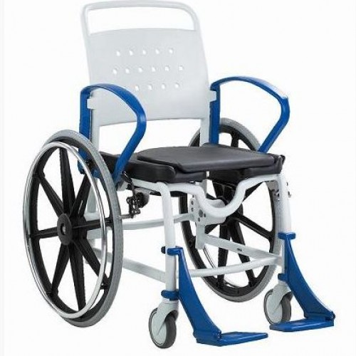 Αναπηρικό αμαξίδιο μπάνιου Genf με εργονομικό κάθισμα της Rebotec Αναπηρικό αμαξίδιο μπάνιου Genf με εργονομικό κάθισμα της Rebotec