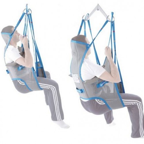 Σάκος τουαλέτας για γερανάκι ανύψωσης με στήριγμα κεφαλής Moretti Toilet Sling with Headset Σάκος τουαλέτας για γερανάκι ανύψωσης με στήριγμα κεφαλής Moretti Toilet Sling with Headset