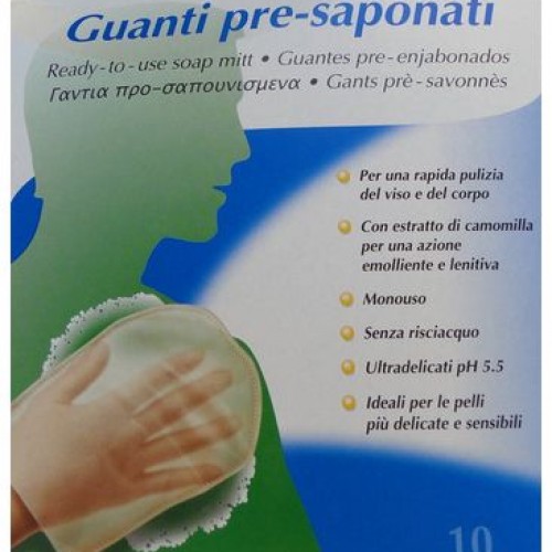 Dottor Ciccarelli Προ-σαπουνισμένα Γάντια Μιας Χρήσεως 10 Τεμάχια Dottor Ciccarelli Προ-σαπουνισμένα Γάντια Μιας Χρήσεως 10 Τεμάχια