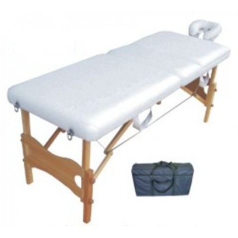 Κρεβάτι φυσιοθεραπείας ξύλινο τύπου βαλίτσα