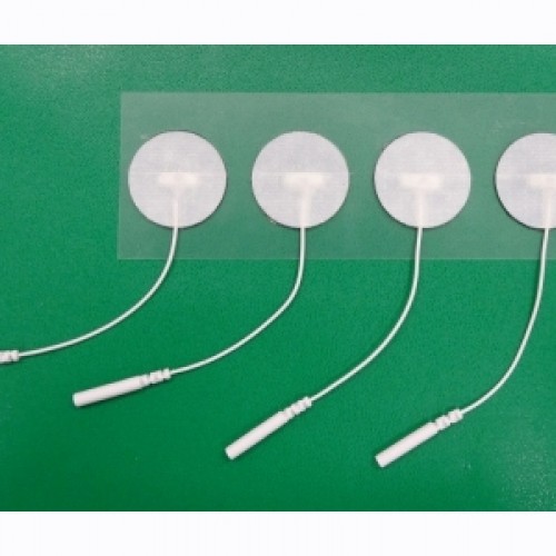 Ηλεκτρόδια υφασμάτινα στρογγυλά με καλώδιο fiab 4 τμχ