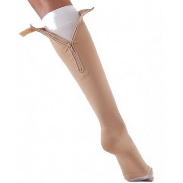 Κάλτσα συμπίεσης Varisan-top κλάση II κάτω γόνατος με φερμουάρ 