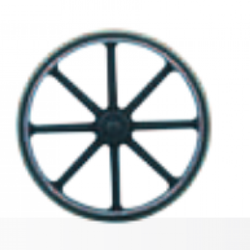 Ζάντα μεταλλική με λάστιχο συμπαγές 24" (60 cm) και γρήγορη απασφάλιση Ζάντα μεταλλική με λάστιχο συμπαγές 24" (60 cm) και γρήγορη απασφάλιση