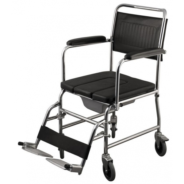 Aναπηρικό αμαξίδιο με δοχείο και συρταρωτό κάθισμα