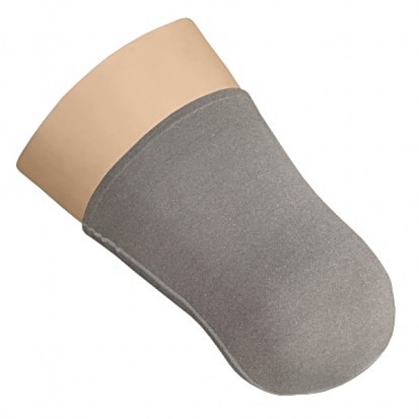 Κάλτσα κολοβώματος Nylon με ασήμι μηρού χωρίς τρύπα
