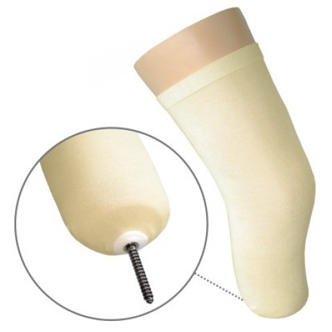 Κάλτσα Κολοβώματος Βαμβακερή 100% με τρύπα σιλικόνης