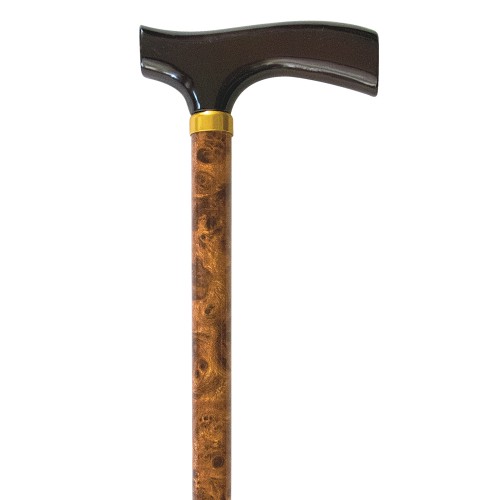 Μπαστούνι αλουμινίου ρυθμιζόμενο καθ' ύψος  Καφέ σκούρο  Μπαστούνι αλουμινίου ρυθμιζόμενο καθ' ύψος  Καφέ σκούρο