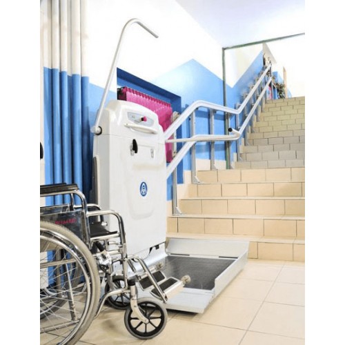 Ανελκυστήρας πλατφόρμας Supra βαρέως τύπου για ευθείες ή κυρτές σκάλες, εσωτερικού και εξωτερικού χώρου