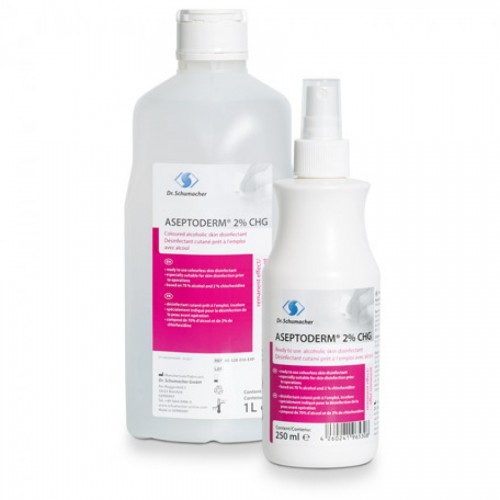 Αντισηπτικό δέρματος Aseptoderm 2% CHG  (250ml/1000ml)  Αντισηπτικό δέρματος Aseptoderm 2% CHG  (250ml/1000ml)