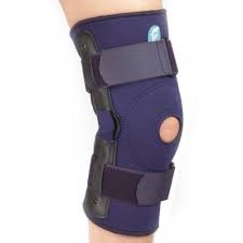 Επιγονατίδα neoprene με άρθρωση και λάμες Επιγονατίδα neoprene με άρθρωση και λάμες