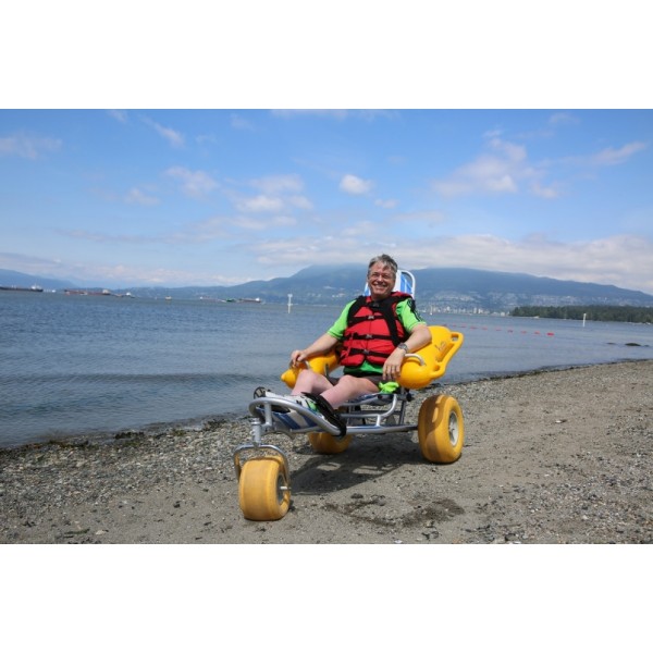 Αναπηρικό αμαξίδιο καροτσάκι θαλάσσης BluBeach