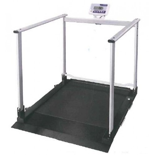 Πολυλειτουργική ζυγαριά για αμαξίδια και άτομα με βοηθήματα στήριξης Πολυλειτουργική ζυγαριά για αμαξίδια και άτομα με βοηθήματα στήριξης