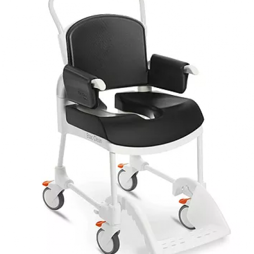 Καρέκλα μπάνιου - WC με Clean Comfort 4 τροχούς, φρένα, ανατομικό κάθισμα  Καρέκλα μπάνιου - WC με Clean Comfort 4 τροχούς, φρένα, ανατομικό κάθισμα