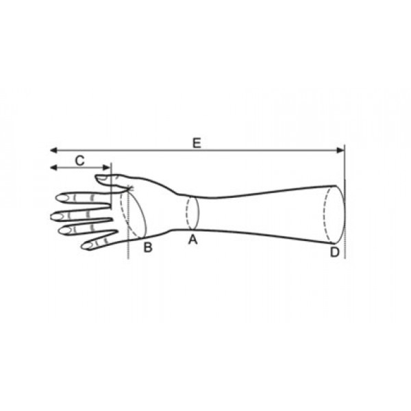 Γάντι Fillauer για παλάμη Motion Control ανδρικό 8 1/4 PVC standard