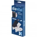 Ιατρική Κάλτσα Για Διαβητικούς Diavital Γκρι/Μαύρο, Γκρι/Λευκό