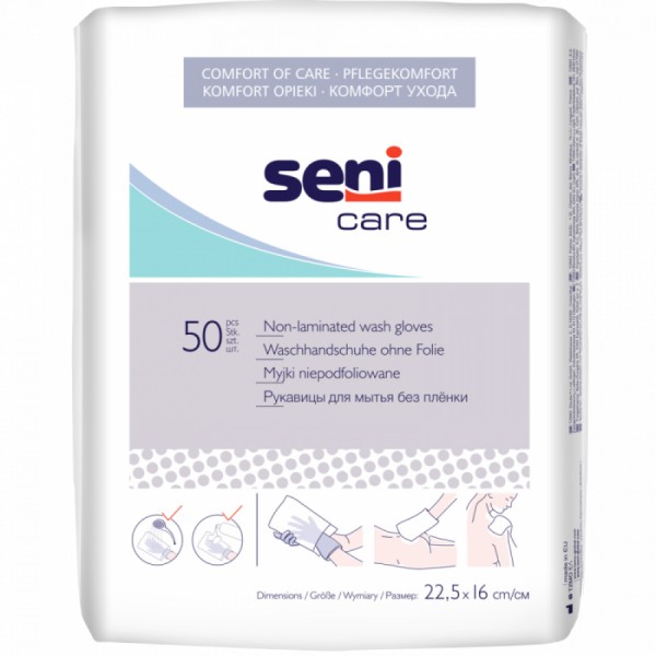 Γάντια καθαρισμού μη πλαστικοποιημένα Senicare (50 τεμάχια) 