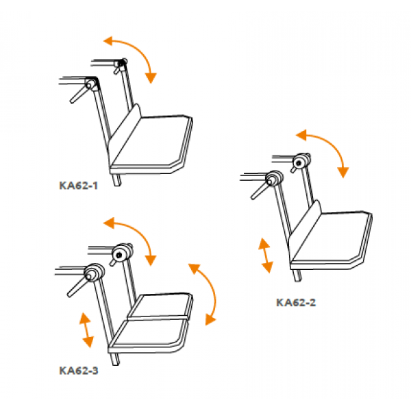 Τροχήλατη βάση καθίσματος X61 ειδικής κατασκευής
