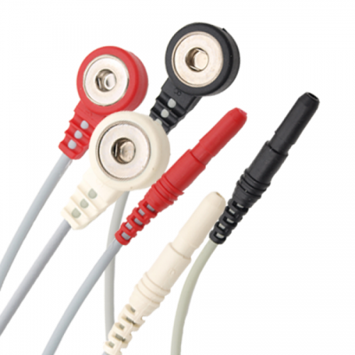 Καλώδια εσοχή 4mm με Snap (0,60m)  