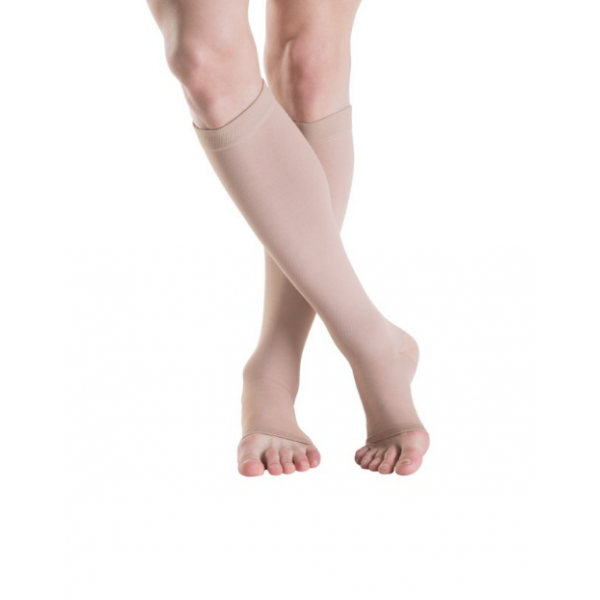 Κάλτσες κάτω γόνατος με ανοικτά δάκτυλα Sigvaris (Κλάση 2)