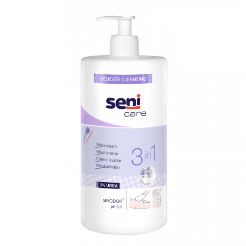 Κρέμα καθαρισμού 3 σε 1 Senicare χωρίς ξέβγαλμα (1000ml) 