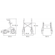 Περιπατητήρας Rollator πτυσσόμενος με ρόδες 24,5cm, και μήκος μόνο 67cm