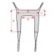 Αιώρα τουαλέτας για γερανάκι ανύψωσης Moretti Toilet Sling