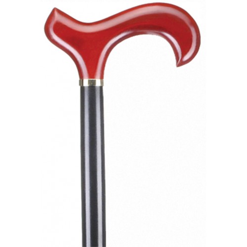 Μπαστούνι μαύρο με Derby λαβή τριανταφυλλιά Μπαστούνι μαύρο με Derby λαβή τριανταφυλλιά