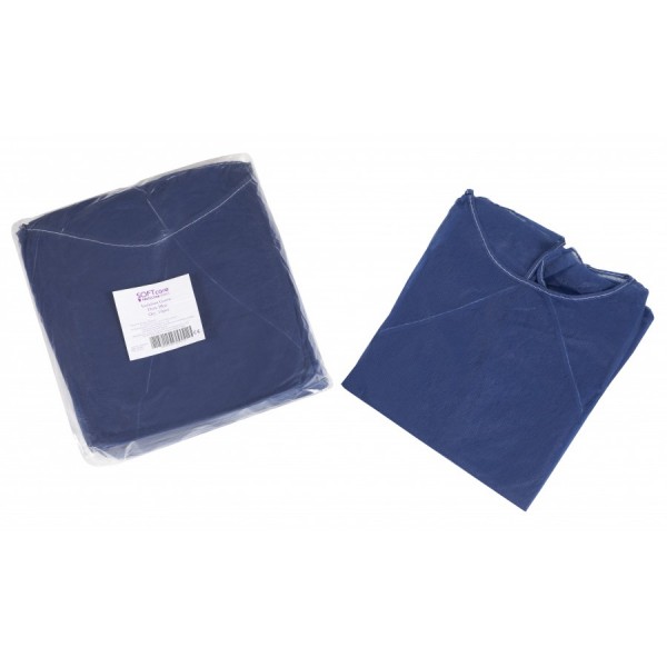 Εξεταστική μπλούζα πλενόμενη - κλιβανιζόμενη Non woven (10 τεμάχια) 