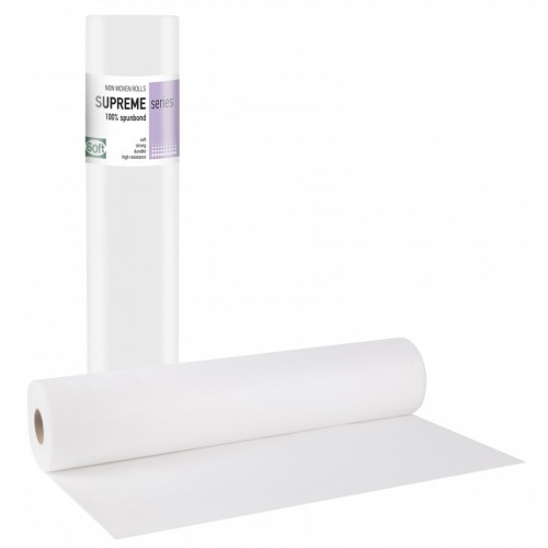 Εξεταστικό ρολό Non woven σε λευκό, ροζ & μπλε (50cm - 68cm)x(50μ./70μ.)  Εξεταστικό ρολό Non woven σε λευκό, ροζ & μπλε (50cm - 68cm)x(50μ./70μ.)