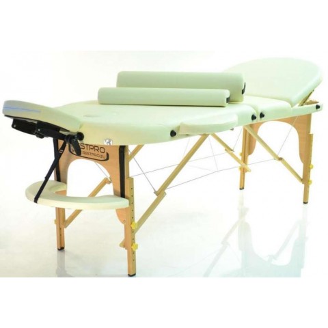 Rest Pro Oval 3 Κρεβάτι Φυσικοθεραπείας-Μασάζ Βαλίτσα Ξύλινο