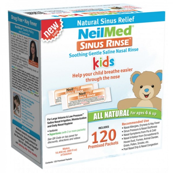 NeilMed Sinus Rinse Pediatric 120 Refill (Ανταλλακτικοί Παιδιατρικοί Φάκελοι Για 120 Χρήσεις)