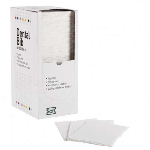 Οδοντιατρική πετσέτα  1ply + 1ply 500τμχ (χωρίς κουτί) Οδοντιατρική πετσέτα  1ply + 1ply 500τμχ (χωρίς κουτί)