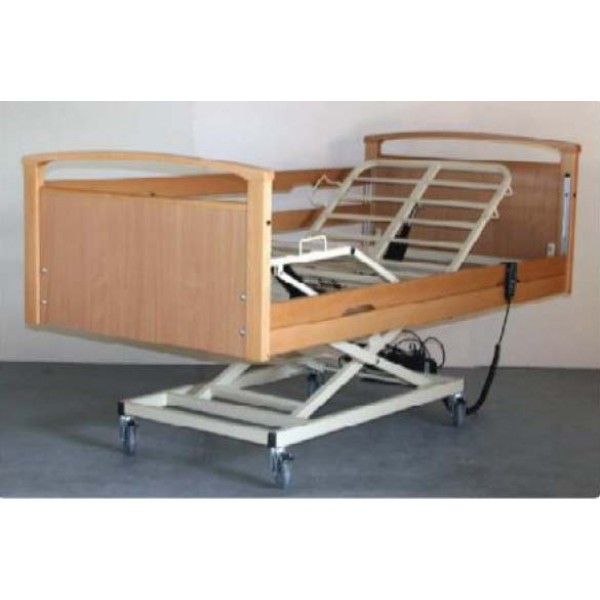Ηλεκτροκίνητο κρεβάτι πολύσπαστο μεταβλητού ύψους με ρόδες Praxis 3