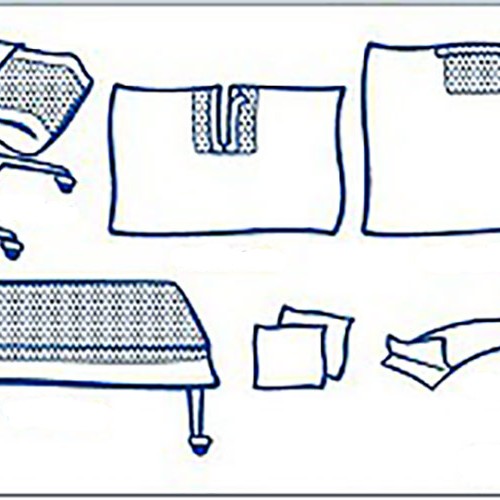 Foliodrape σετ γενικής χρήσης protect plus με σχισμή Ι συσκευασία των 7 σετ Foliodrape σετ γενικής χρήσης protect plus με σχισμή Ι συσκευασία των 7 σετ