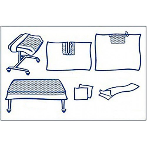 Foliodrape σετ γενικής χρήσης protect plus με σχισμή Ι συσκευασία των 7 σετ Foliodrape σετ γενικής χρήσης protect plus με σχισμή Ι συσκευασία των 7 σετ