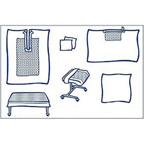 Σετ γενικής χρήσης protect plus με σχισμή II συσκευασία των 4 σετ  Σετ γενικής χρήσης protect plus με σχισμή II συσκευασία των 4 σετ